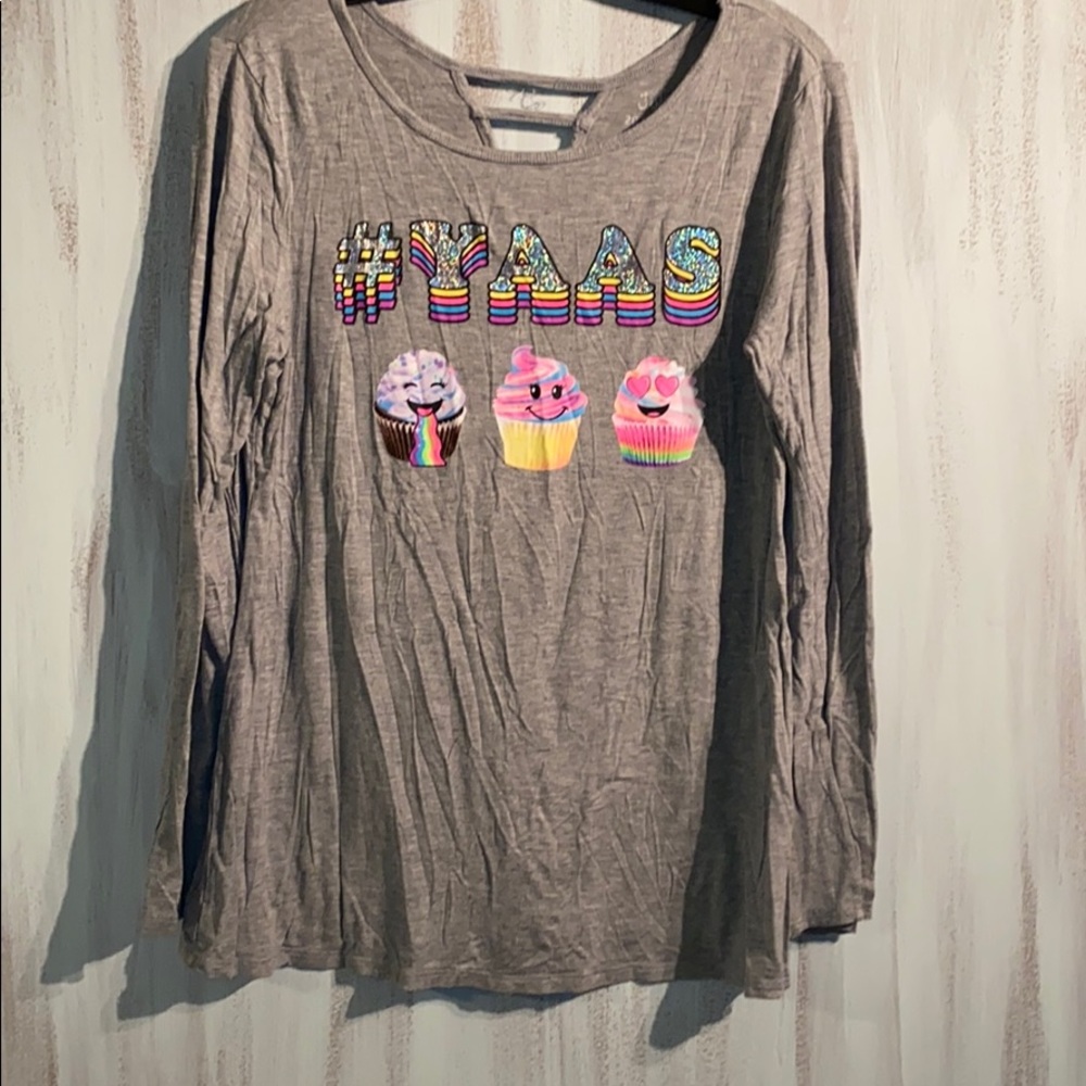 Gray Long Sleeve Shirt